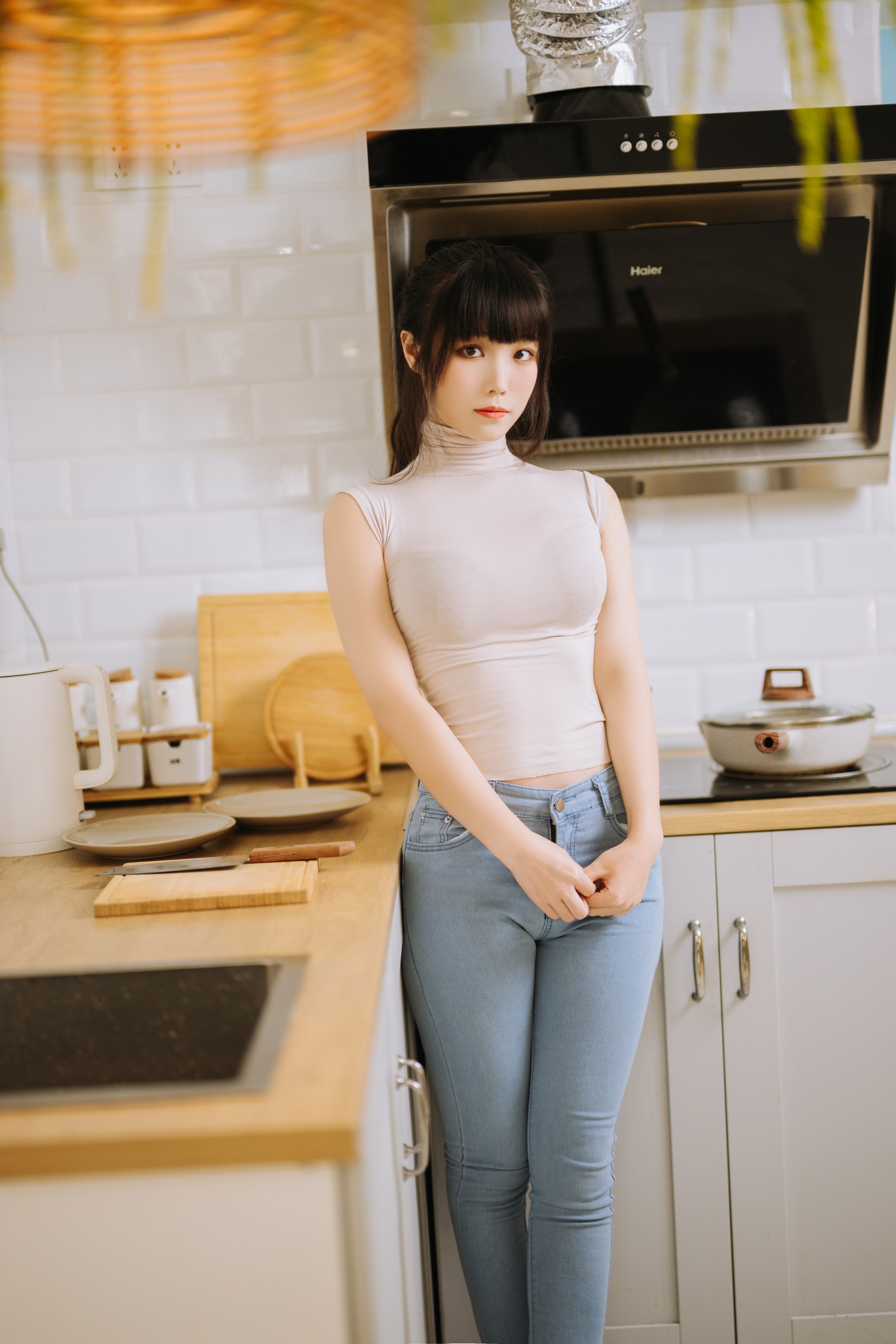 汪知子 - NO.011 姐姐的牛仔裤[33P]-XikXak